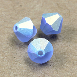 Preciosa Crystal Bead - Bicone 06MM MATTE SAPPHIRE AB
