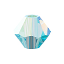 Preciosa Crystal Bead - Bicone 04MM 2X COATED AQUAMARINE AB