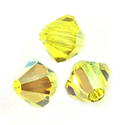 Preciosa Crystal Bead - Bicone 04MM 2X COATED CITRINE AB