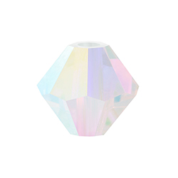 Preciosa Crystal Bead - Bicone 05MM 2X COATED CRYSTAL AB