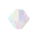 Preciosa Crystal Bead - Bicone 05MM 2X COATED CRYSTAL AB