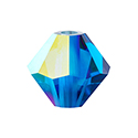 Preciosa Crystal Bead - Bicone 03MM CAPRI BLUE AB