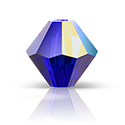 Preciosa Crystal Bead - Bicone 03MM COBALT AB