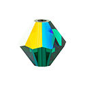 Preciosa Crystal Bead - Bicone 03MM EMERALD AB