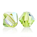 Preciosa Crystal Bead - Bicone 03MM LIMECICLE AB