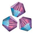 Preciosa Crystal Bead - Bicone 04MM OPAL AMETHYST AB