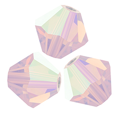 Preciosa Crystal Bead - Bicone 05MM ROSE OPAL AB