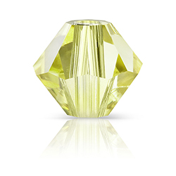 Preciosa Crystal Bead - Bicone 05MM ACID YELLOW