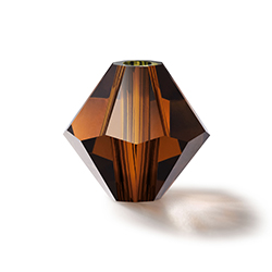 Preciosa Crystal Bead - Bicone 04MM CHOCOLATE