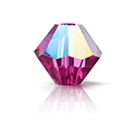 Preciosa Crystal Bead - Bicone 03MM FUCHSIA GLITTER