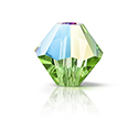 Preciosa Crystal Bead - Bicone 03MM PERIDOT GLITTER