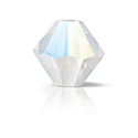 Preciosa Crystal Bead - Bicone 04MM WHITE OPAL GLITTER