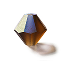 Preciosa Crystal Bead - Bicone 03MM MATTE CHOCOLATE AB