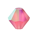 Preciosa Crystal Bead - Bicone 04MM MATTE INDIAN PINK AB