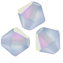 Preciosa Crystal Bead - Bicone 03MM MATTE LIGHT SAPPHIRE AB