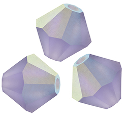 Preciosa Crystal Bead - Bicone 03MM MATTE TANZANITE AB