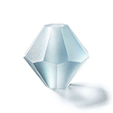 Preciosa Crystal Bead - Bicone 03MM MATTE SILVER AQUAMARINE

