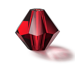 Preciosa Crystal Bead - Bicone 06MM VIVID SIAM