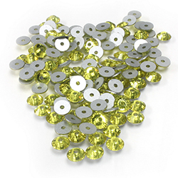 Preciosa Crystal Flat Back VIVA12&reg; Sew-On - Loch Rose 04MM CITRINE