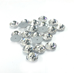 Preciosa Crystal Flat Back VIVA12&reg; Sew-On - Loch Rose 06MM CRYSTAL