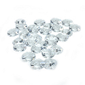 Preciosa Crystal Flat Back VIVA12&reg; Sew-On - Loch Rose 03MM CRYSTAL Unfoiled