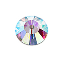 Preciosa Crystal Flat Back VIVA12&reg; Sew-On - Loch Rose 03MM CRYSTAL AB Unfoiled