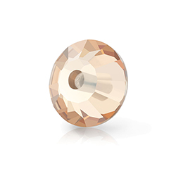 Preciosa Crystal Flat Back VIVA12&reg; Sew-On - Loch Rose 04MM HONEY