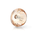 Preciosa Crystal Flat Back VIVA12&reg; Sew-On - Loch Rose 03MM HONEY