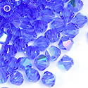 Czech Crystal Bead - Bicone 04MM SAPPHIRE AB