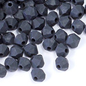 Czech Crystal Bead - Bicone 04MM MATTE JET