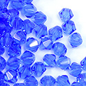 Czech Crystal Bead - Bicone 04MM SAPPHIRE