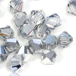 Czech Crystal Bead - Bicone 05MM COMET ARGENT LIGHT