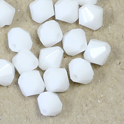 Czech Crystal Bead - Bicone 05MM CHALKWHITE