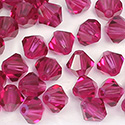 Czech Crystal Bead - Bicone 05MM FUCHSIA