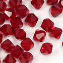 Czech Crystal Bead - Bicone 05MM SIAM RUBY