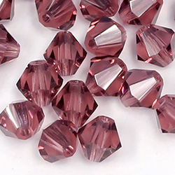 Czech Crystal Bead - Bicone 06MM AMETHYST