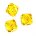 Czech Crystal Bead - Bicone 08MM CITRINE
