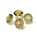 Preciosa Crystal Bead - Spacer 05x3MM GOLD BERYL