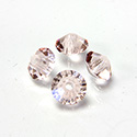 Preciosa Crystal Bead - Spacer 05x3MM LT ROSE