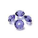 Preciosa Crystal Bead - Spacer 05x3MM TANZANITE