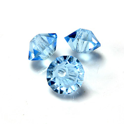 Preciosa Crystal Bead - Spacer 06x4MM AQUAMARINE