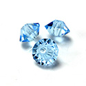 Preciosa Crystal Bead - Spacer 06x4MM AQUA BOHEMICA 2ND Quality