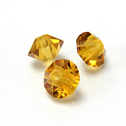 Preciosa Crystal Bead 2ND Quality - Spacer 06x4MM TOPAZ
