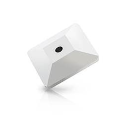 Preciosa Crystal Flat Back 1-Hole Sew-On Foiled Stone - Square 08MM CAL/SILVER