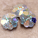 Preciosa Crystal Sew-On Stone - Flower Margarita 06MM CRYSTAL AB Foiled