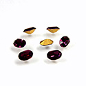 Preciosa Crystal Point Back Fancy Stone - Oval 06x4MM AMETHYST
