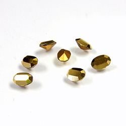 Preciosa Crystal Point Back Fancy Stone - Oval 06x4MM AURUM