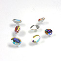 Preciosa Crystal Point Back Fancy Stone - Oval 06x4MM CRYSTAL AB