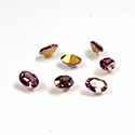 Preciosa Crystal Point Back Fancy Stone - Oval 06x4MM LT AMETHYST