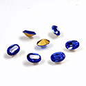 Preciosa Crystal Point Back Fancy Stone - Oval 06x4MM SAPPHIRE